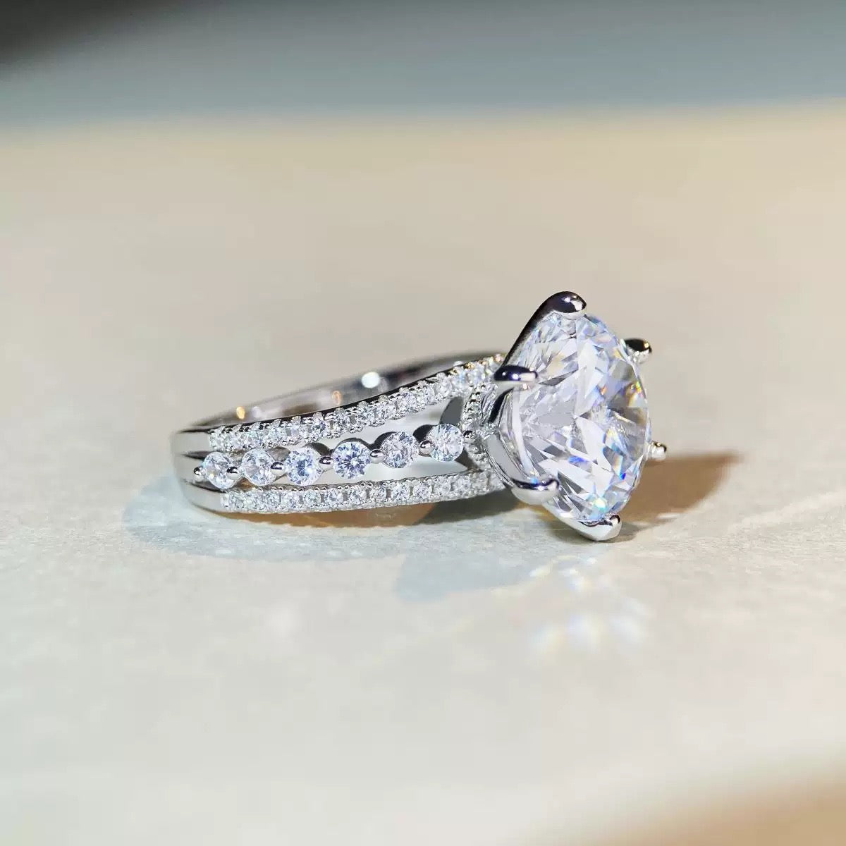 5 Carat Moissanite VVS1 with GRA Certificate S925 Silver